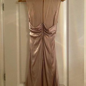 Satin Dress ALL SAINTS, light gold